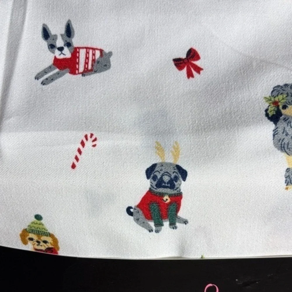 Cuddl Duds King Sheet Set Microfiber Christmas Dogs Adorable GIFT NEW